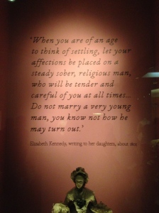 Wise words from Albert and Victoria Museum's Wedding Dresses gallery!